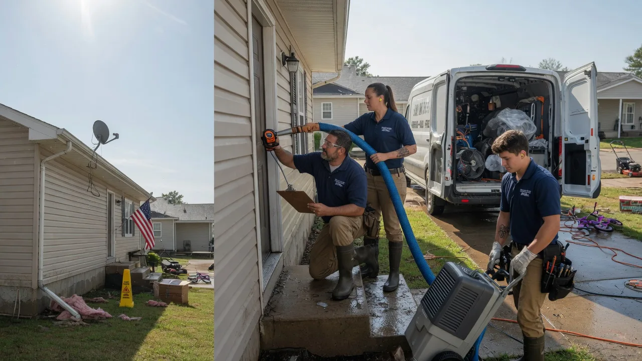 Ceiling Water Damage Restoration in Sharon, PA near me